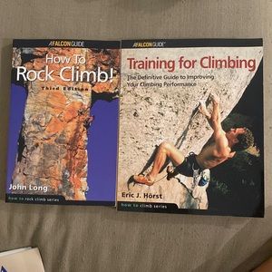 2 Rock Climbing Books.